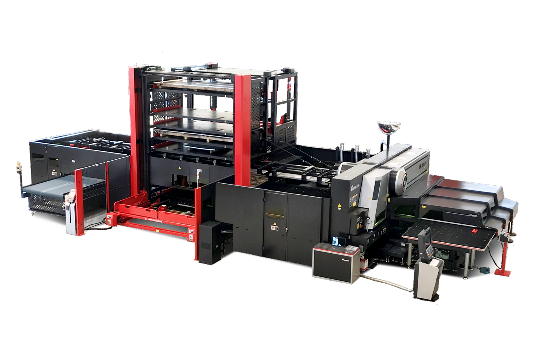 EMLK Fiber Laser Punch Combination with Turret Automation