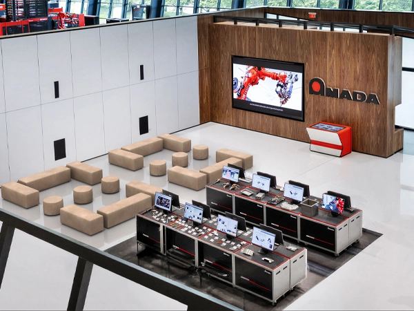 Seminar seating and demonstration area